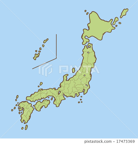 日本地圖 日本地圖 17473369