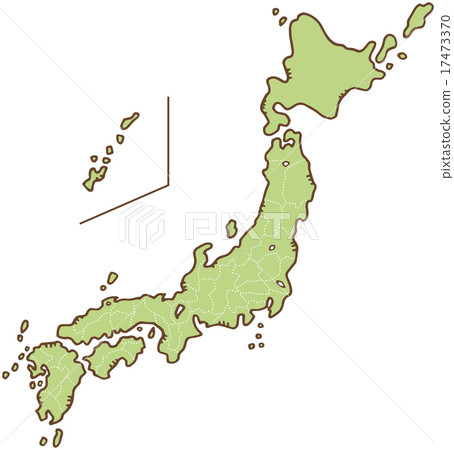 日本地圖 17473370