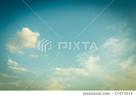 blue sky background, image uesd vintage filter 17473814