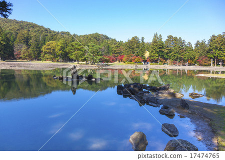 World heritage Hogokenji Koyo (Iwate Prefecture Hiraizumi-cho) 17474765