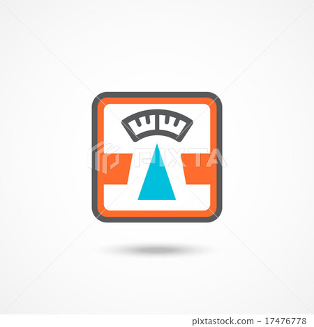 Weight scale icon 17476778