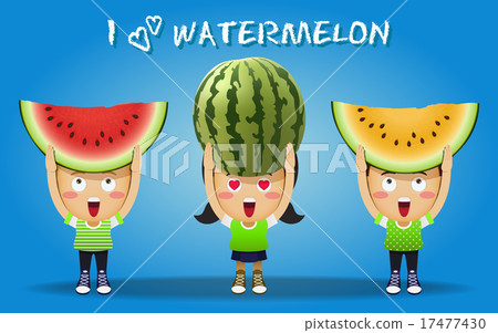 people carrying big red and yellow watermelons people carrying big red and yellow watermelons 17477430