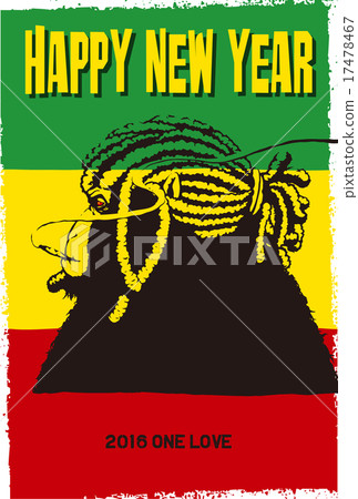 2016新年卡_ rasta猴子 17478467
