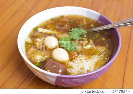 Fish maw and crab meat and mushroom. Fish maw and crab meat and mushroom. 17479244