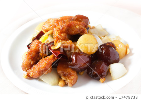 Stir fired chicken with cashew nuts. Stir fired chicken with cashew nuts. 17479738