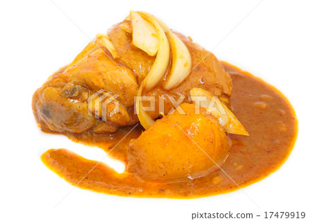 Chicken massaman curry. Chicken massaman curry. 17479919