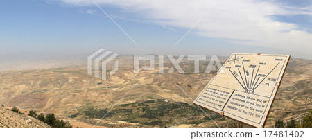 Panorama desert mountain landscape, Jordan Panorama desert mountain landscape, Jordan 17481402