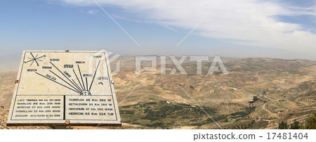 Panorama desert mountain landscape, Jordan Panorama desert mountain landscape, Jordan 17481404