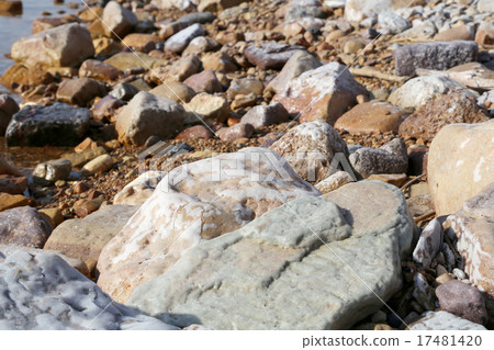 dead sea salt at Jordan, Middle East 17481420
