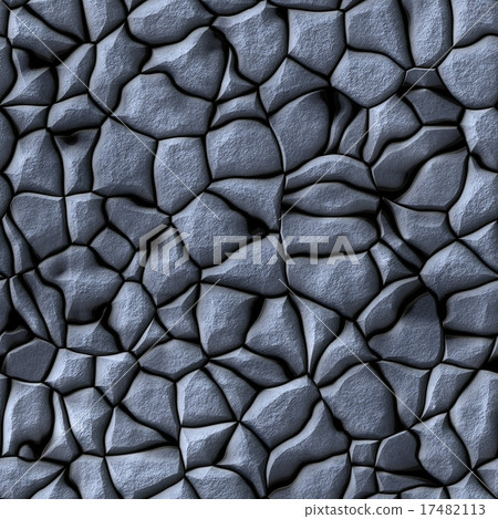 Cobble stones abstract seamless generated texture 17482113