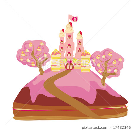 castle with candy 17482346