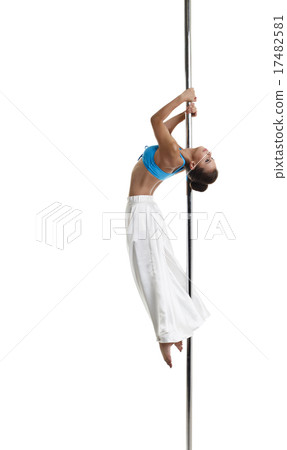 Image of artistic performer erotic pole dance 17482581
