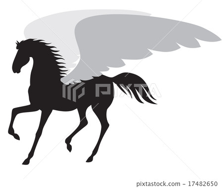 Silhouette Pegasus Silhouette Pegasus 17482650