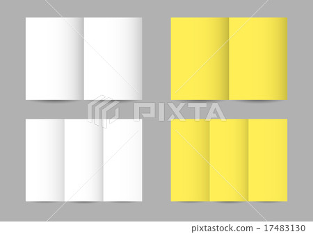 Vector folded paper leaflets 17483130