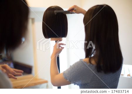 teaching, hairdressing salon, hair salon 17483714