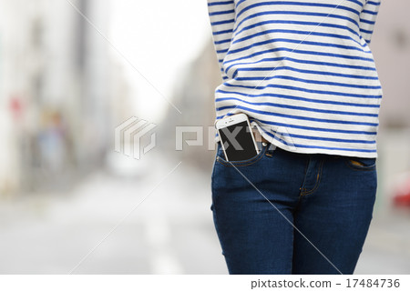 Smartphone in my pocket 17484736
