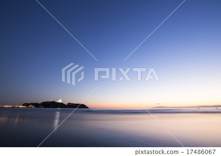 江之島的日落 17486067