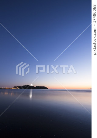江之島的日落 17486068