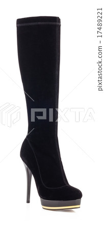 Female high boots isolated on white background 17489221