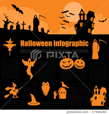 Halloween infographic design Halloween infographic design 17489264