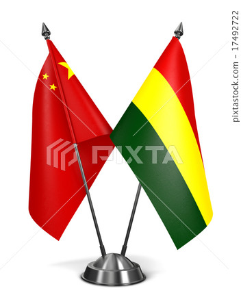 China and Bolivia - Miniature Flags. China and Bolivia - Miniature Flags. 17492722