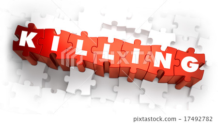 Killing - Text on Red Puzzles. 17492782