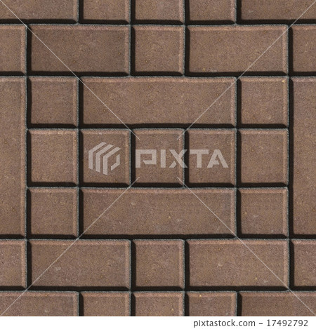 Brown Figured Paving Slabs as Rectangles and Brown Figured Paving Slabs as Rectangles and 17492792