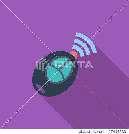 Remote control flat icon 17493880