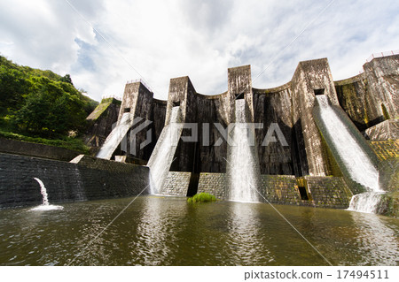 Kagonji-shi Bunshichi Dam, Kagawa Prefecture 17494511