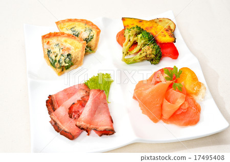 西式開胃菜（開胃小菜）圖像。 17495408