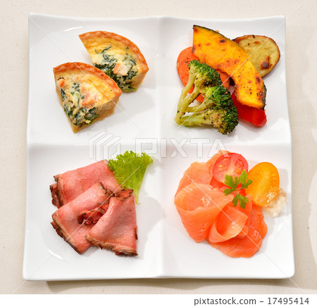 西式開胃菜（開胃小菜）圖像。 17495414