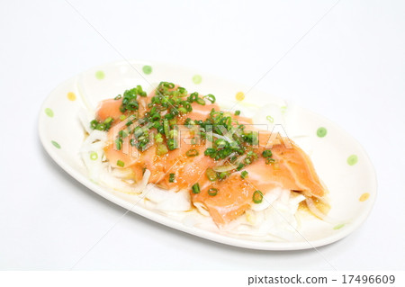 三文魚生牛肉片 三文魚生牛肉片 17496609