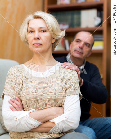couple being reconciled after argue couple being reconciled after argue 17496668