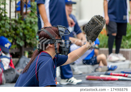 Softball Catcher 17498876