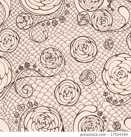 lacy seamless pattern 17504394
