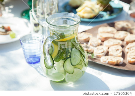 Garden Party Menu Stock Photo 17505364 Pixta