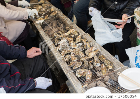 Okayama prefecture Nichi-shi oyster festival grilled oyster Okayama prefecture Nichi-shi oyster festival grilled oyster 17506054