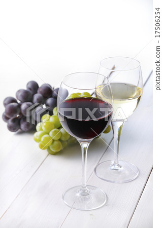 紅葡萄酒和白葡萄酒圖像 17506254
