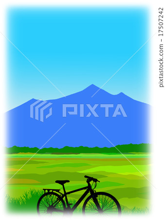 風景與一輛自行車 風景與一輛自行車 17507242
