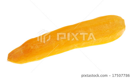Peeled carrot isolated 17507786