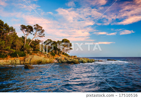 Sunset in Saint Raphael. France Sunset in Saint Raphael. France 17510516
