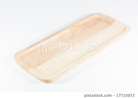 Wooden plate isolated on white background Wooden plate isolated on white background 17510853