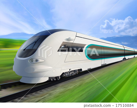 super streamlined train 17510884