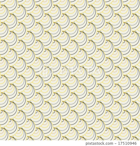 Simple shell pattern. Based on Japanese Embroidery 17510946