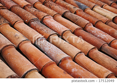 Red old tile Red old tile 17512049