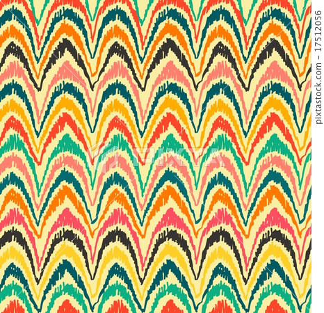 Boho seamless pattern vintage colorful background 17512056