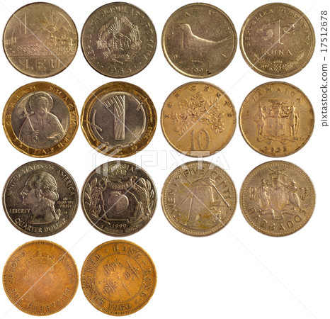 old rare coins of different countries 17512678