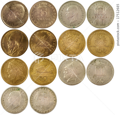 old vintage coins of greece 17512685
