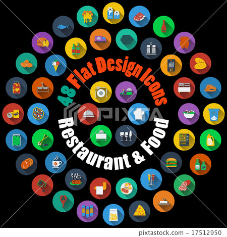 Restaurant and Food Icons 17512950