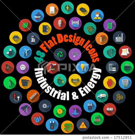 Industrial and Ecology Icons 17512951